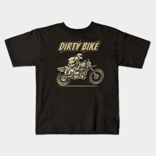 Dirty mototrcycle Kids T-Shirt